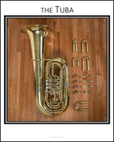 Tuba Anatomy Chart 8x12 Instrument Poster P.O.D.